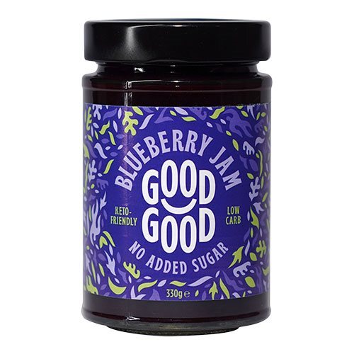 Blåbærmarmelade Med Stevia Sweet Jam   330 Gram
