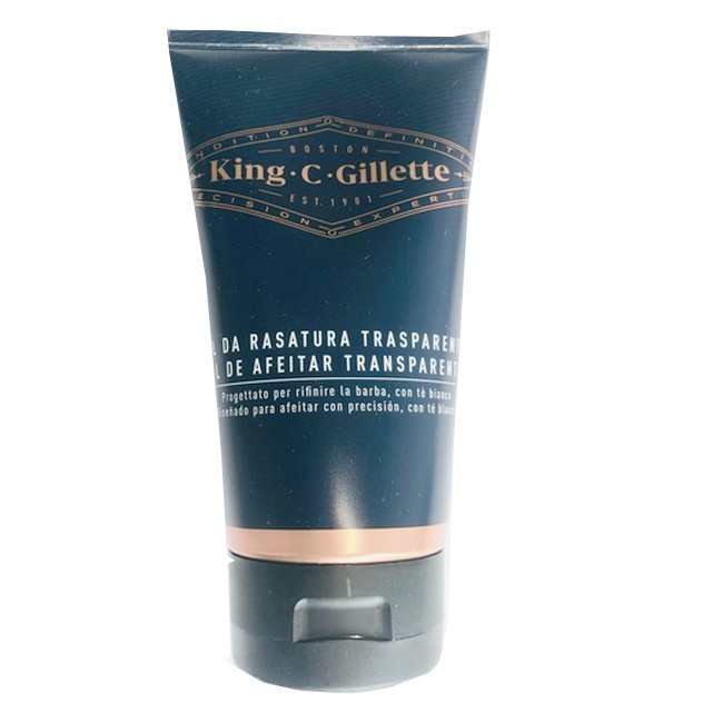 Gillette   King C  Tranesperant Shave Gel   150 Ml
