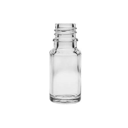 10 Ml  Klar Glasflaske   Din18