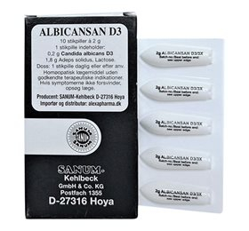 Albicansan Stikpiller  Bull  10 Stk