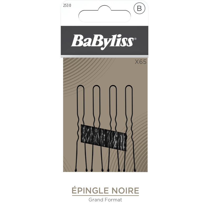 Babyliss Accessories Hairpins U Form Black 65 Pieces