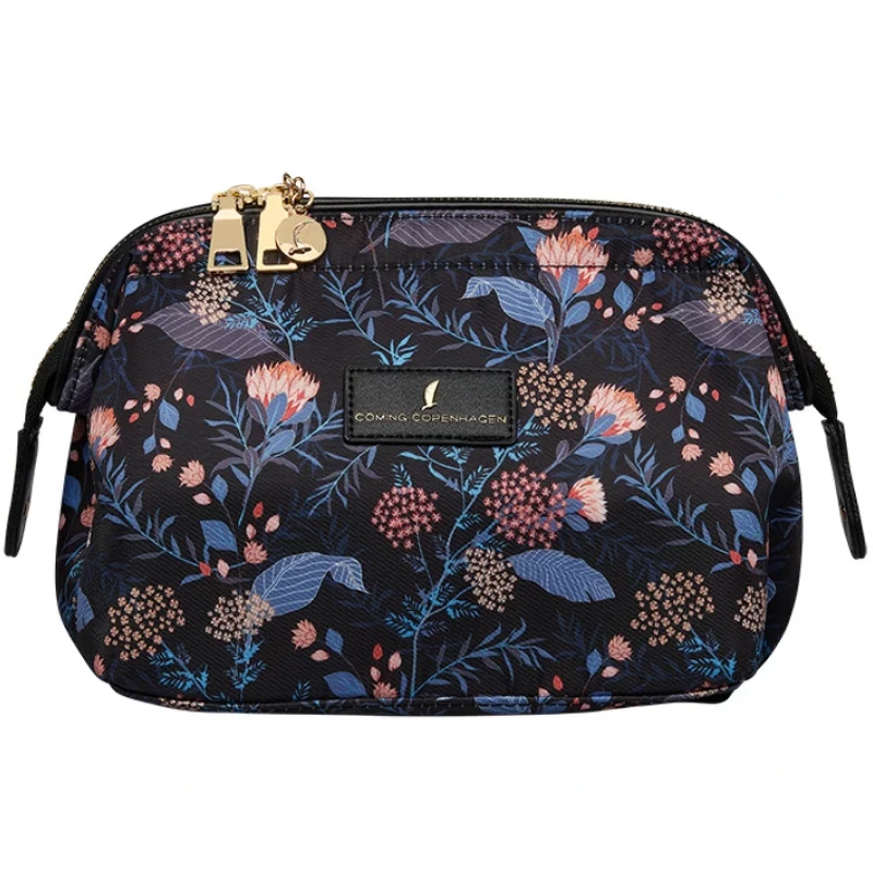 Coming Copenhagen Mia Cosmetic Bag Medium   Bloomy Coral Sea  Limited Edition