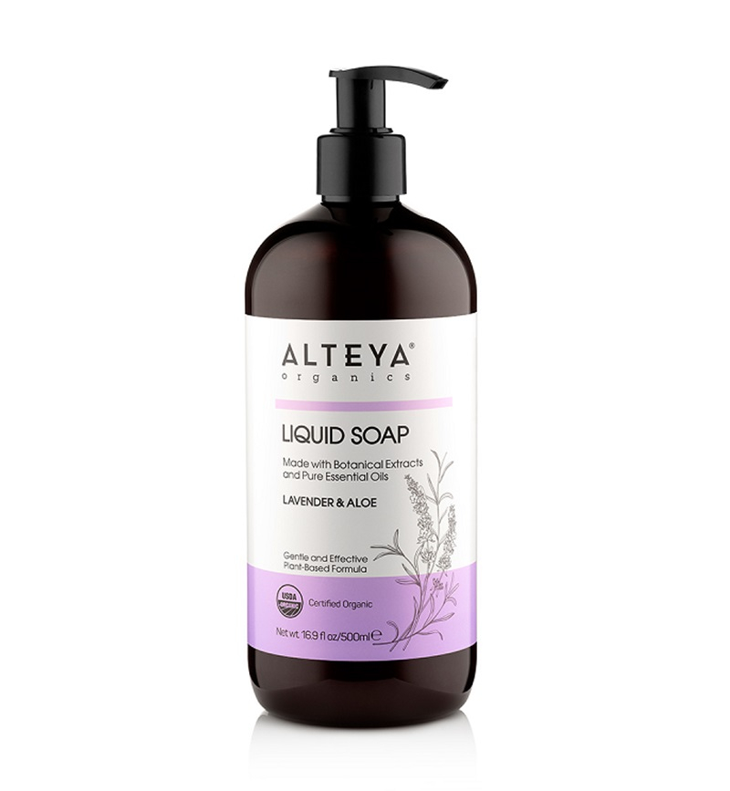 Alteya Organics   økologisk Flydende Sæbe   Lavender   Aloe 500ml