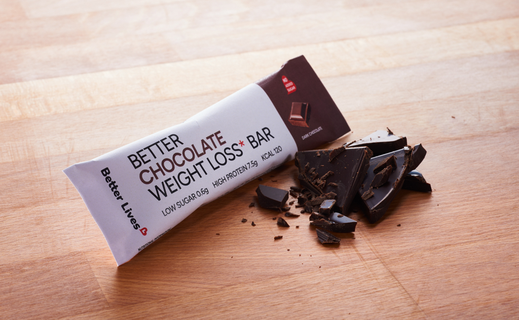 Betterlives Protein Weight Loss Bar Chokolade  Bedst Før 6 5 2025