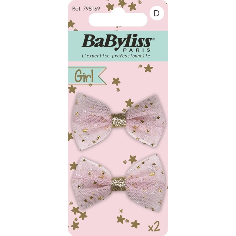 Babyliss Kids Bow Hair Clips  1694  2 Pieces