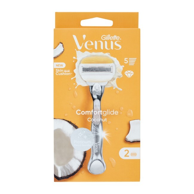 Gillette   Venus Coconut Razor   2 Barberblade