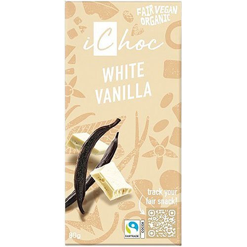 Ichoc White Vanilla økologisk   80 Gram