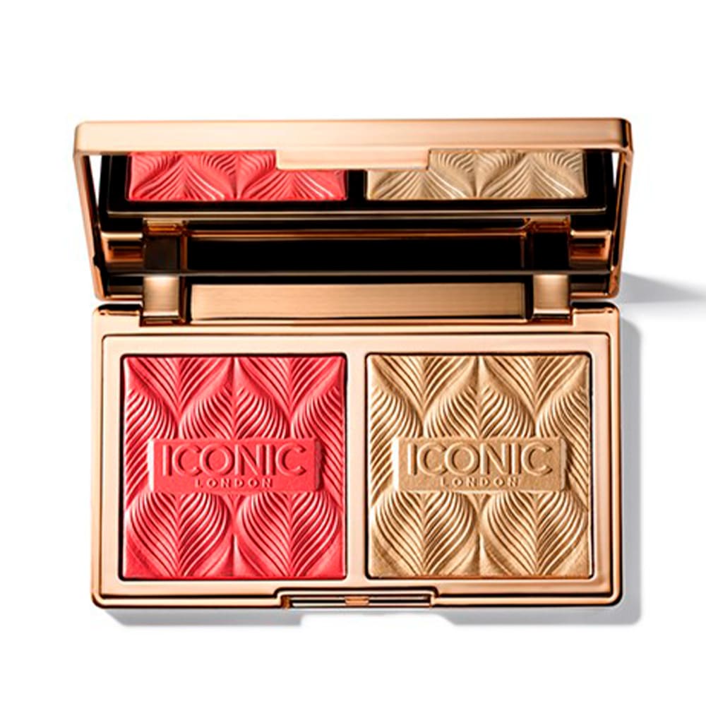 Iconic London Silk Glow Duo Coral Glow 2 X 6g