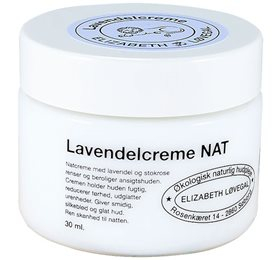Elizabeth Løvegal Natcreme Lavendel  Bull  30ml